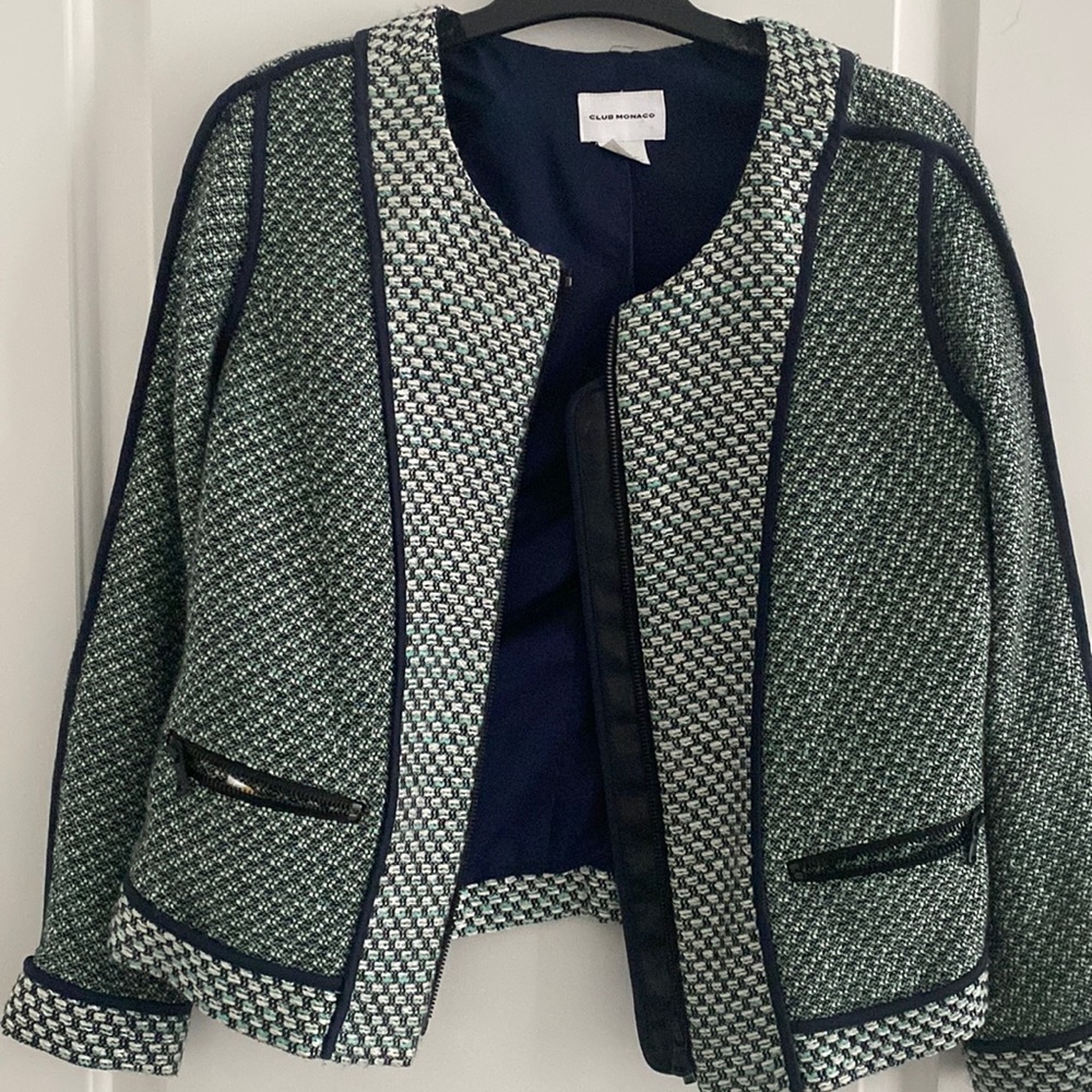 club Monaco tweed jacket